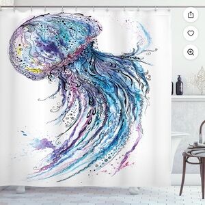 Ambesonne Octopus Shower curtain and Rug